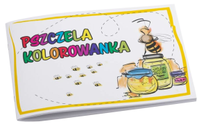 Pszczela Kolorowanka dla dzieci 