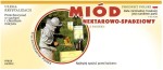 Etykiety - Miód SPADZIOWO NEKTAROWY - kółko małe