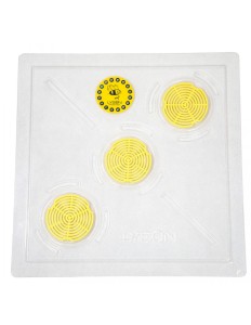 POWAŁKA TRANSPARENTNA WIELKOPOLSKA 10-RAMKOWA, PLASTIKOWA , Z PAJĄCZKAMI 