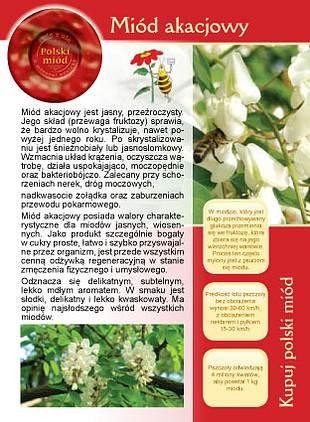 Broszura - Miód akacjowy