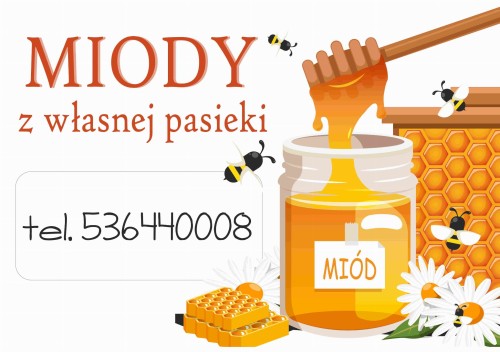 Miody z własnej pasieki