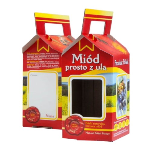 Pudełko na słoik 900ml Miód prosto z ula