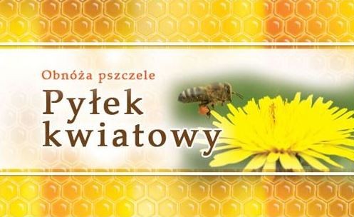 Etykiety mini pyłek kwiatowy