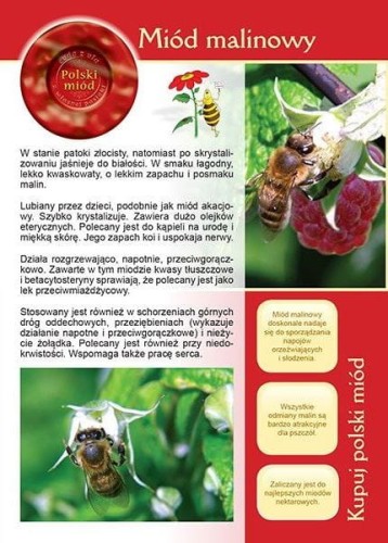 Broszura - Miód malinowy