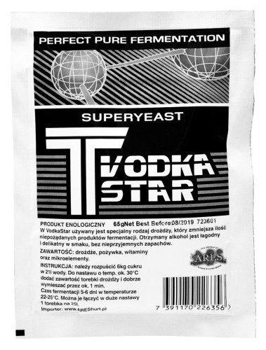 Drożdże T Vodka Star