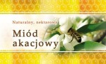Etykiety mini na miód akacjowy